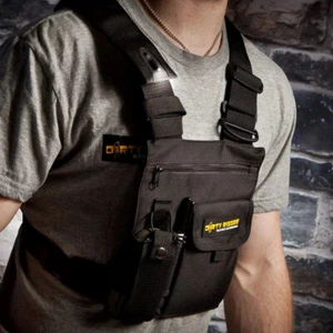 New Dirty Rigger Chest Rig Radio Vest Harness LED - Auto Shut-off Power - Picture 1 of 8