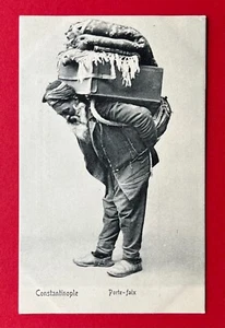 AK CONSTANTINOPLE Türkei um 1910 Typen Porte-faix Träger   ( 157526 - Bild 1 von 2