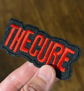 The Cure Patch Iron-On Rock n Roll Pop Music Band Metal Embroidered Sew-On - Picture 1 of 5