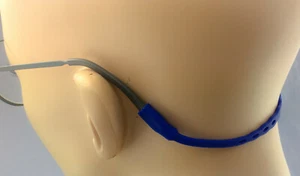 Sportband medium Silikonband Kopfband für Erwachsene blau - Bild 1 von 4