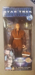 1996 Star Trek First Contact  9in Zefram Cochrane Playmates New Sealed - Picture 1 of 7
