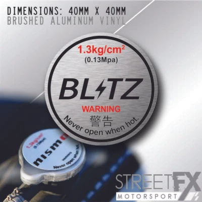 Pegatina tapa radiador BLITZ para Toyota Nissan Mazda Subaru Holden Ford Foto 1 de 3