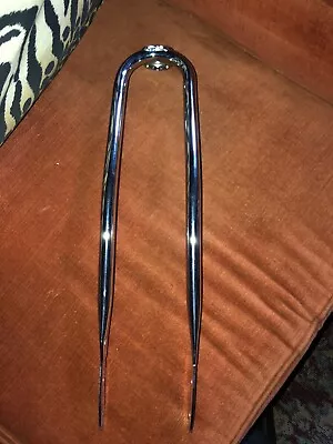 Columbia bicycle fork SPRINGER front end CHROME PIECE  Hard to Find front piece - Image 1 of 4