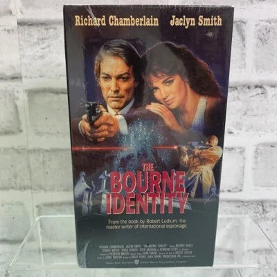 The Bourne Identity (VHS) 2 Tape Box Set 1993 Richard Chamberlain Jaclyn Smith Foto 1 de 4