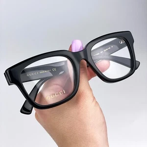 Gucci Women Eyeglasses Black Demo Square GG1176O 001 NEW - Picture 1 of 13