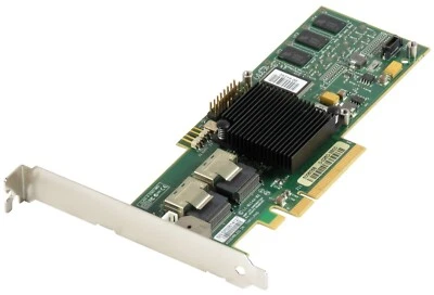 CONTROLLER LSI 8708EM2 MegaRAID 8-PORT SAS 3Gbps PCIe x8 - Bild 1 von 2