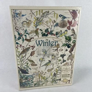 1000 Piece Jigsaw Puzzle Winter Country Diary Cobble Hill Art By Edith Holden - Picture 1 of 14