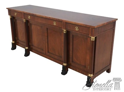 64619EC: KINDEL French Empire Flame Mahogany Sideboard - Image 1 of 4