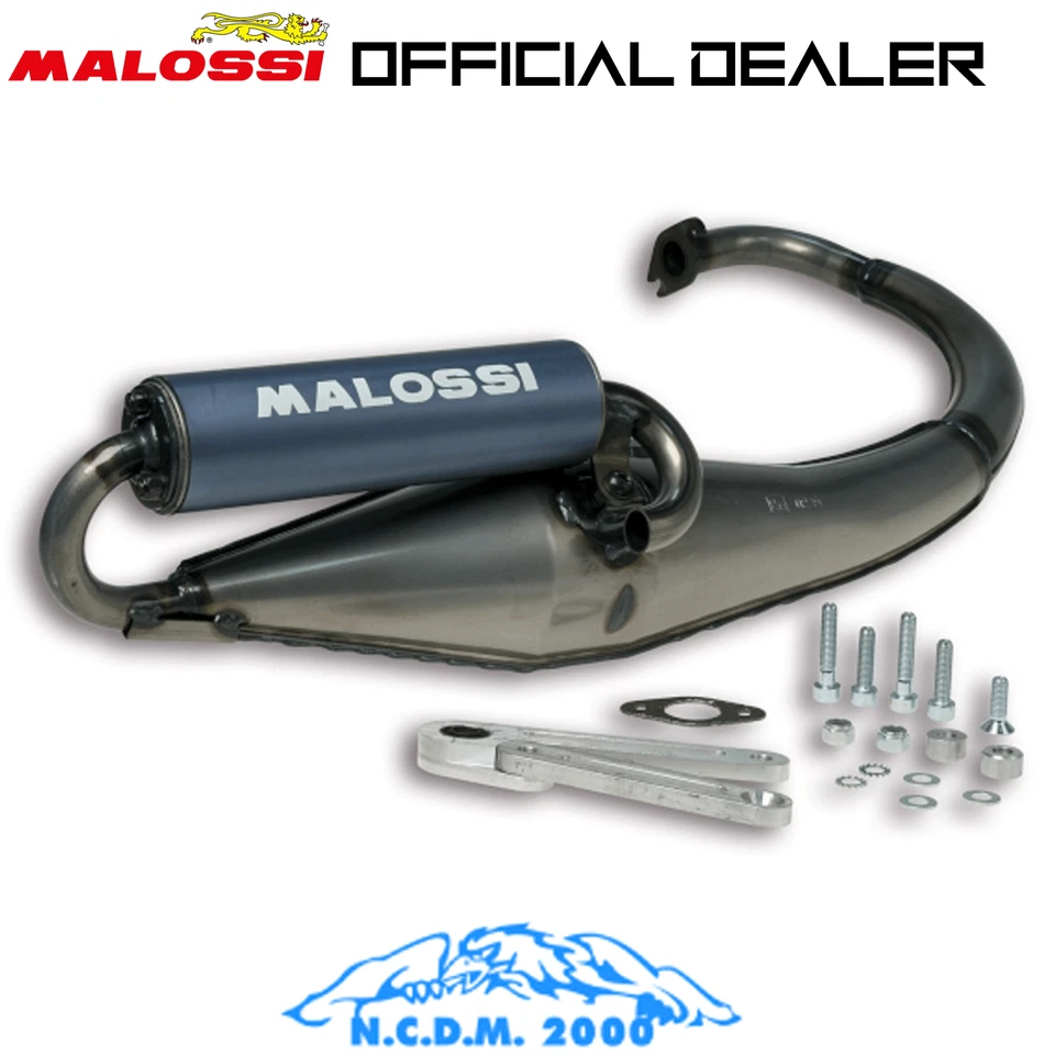Scarico da corsa MALOSSI Flip, per MBK Booster R/NG/YAMAHA BW?S/NG 50ccm, 2T LC - Immagine 1 di 4