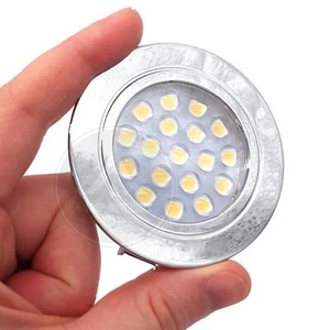 DIMATEC LED FOCO DE TECHO LUZ DIURNA BRILLANTE 12V EMPOTRADO AUTOCARAVANA BARCO - Imagen 1 de 3