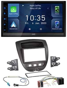 JVC DAB Bluetooth MP3 USB 2DIN Autoradio für Toyota Aygo Peugeot 107 Citroen C1 - Bild 1 von 10