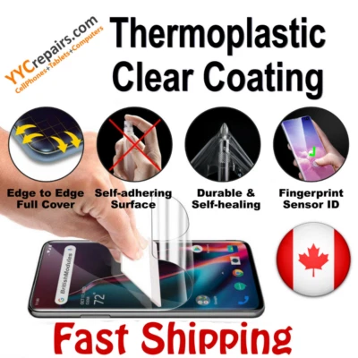 Protector de pantalla de gel suave transparente autocurativo termoplástico Samsung A10 A20 A30 Foto 1 de 4