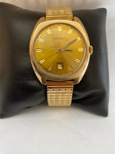 Sekonda Mens 21 Jewels Date Vintage Made in USSR Mechanical Bracelet Watch 1970s - Picture 1 of 12