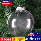 Pet Christmas Decor Clear Plastic Flat Ball Pendant (Big)(Without Gift)