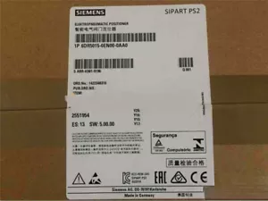 6DR5015-0EN00-0AA0 NUOVO SIEMENS 6DR5015-0EN00-0AA0 SIPART Posizionatore valvole PS2 - Foto 1 di 1