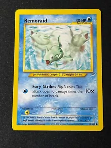 Remoraid┃80/105┃Neo Destiny┃Pokemon Card┃WOTC┃Common┃Near Mint - Imagen 1 de 2
