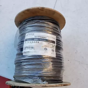 Gensis 16/4 Stranded Direct Burial Wire, 52845008 500' Black - Picture 1 of 8