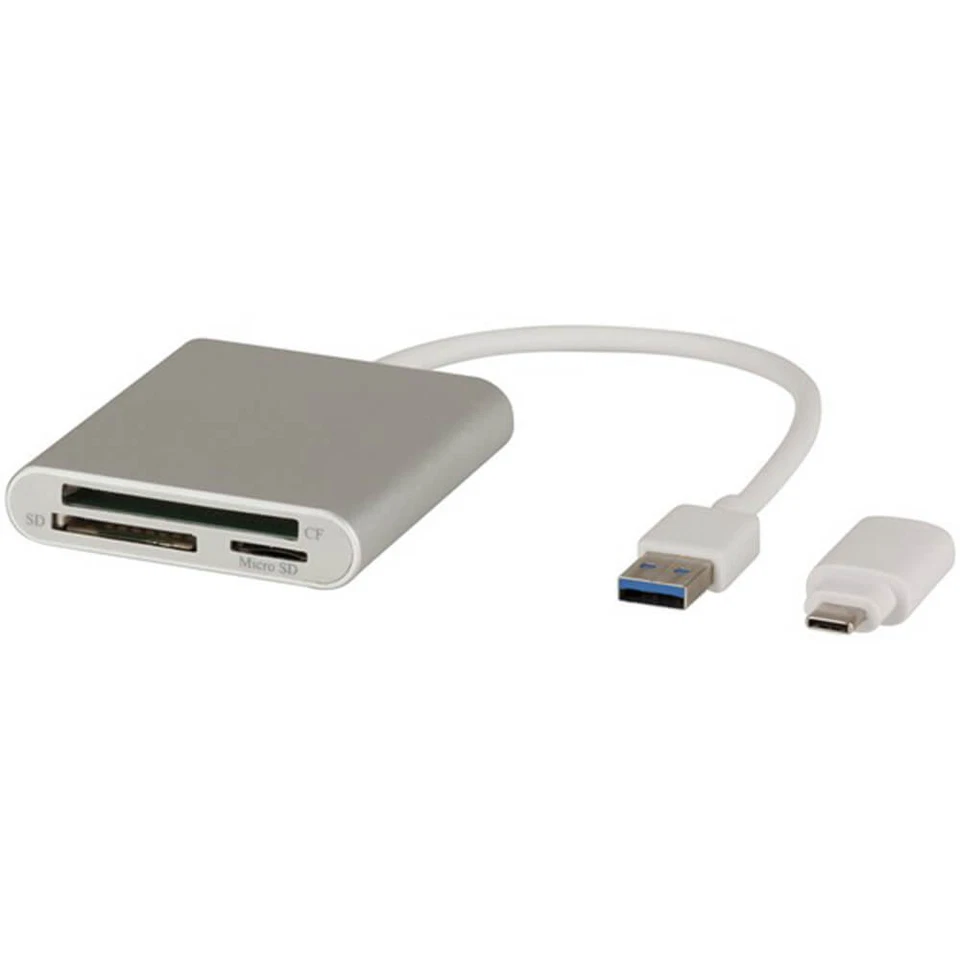 High Quality Multi Card Reader USB 3.0 with Type-C Adaptor 5Gbps Transfer Speed - Image 1 of 3