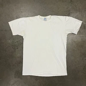 Camiseta vintage años 90 en blanco puntada única blanca L alta - Imagen 1 de 8
