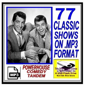 Dean Martin & Jerry Lewis 77 Old Time Radio Shows OTR MP3 On USB Stick - Bild 1 von 9