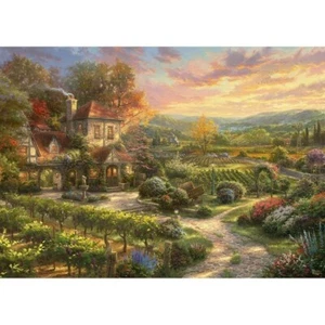 In The Vineyards Thomas Kinkade 2000 Pieces Schmidt Brand New Jigsaw Puzzle - Picture 1 of 3