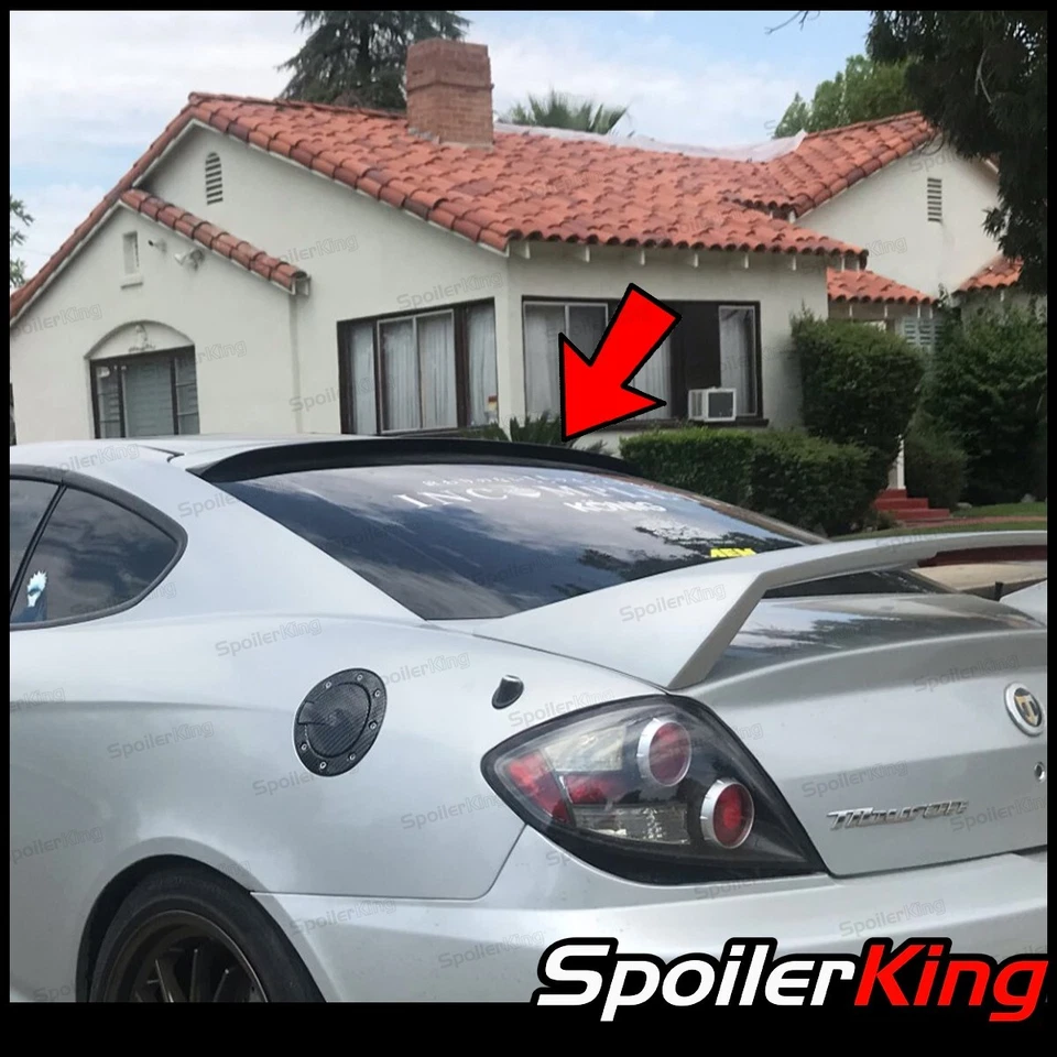SpoilerKing Rear Window Roof Spoiler Wing (Fits: Hyundai Tiburon 2003-2008) 284R — 第 1/4 张图片