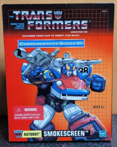 Transformers G1 Commemorative Series VI Smokescreen figure sealed