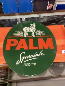 Original Vintage PALM SPECIALE Bier Schild DRAFT HORSE doppelseitig Porzellan - Bild 1 von 10