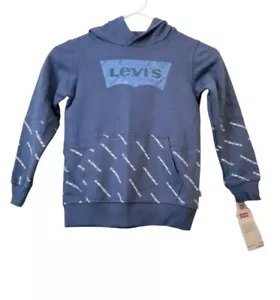 Levi's Strauss and CO. Kid's Toddler Hoodie Size 5-6 Years Medium Blue NWT - Picture 1 of 4