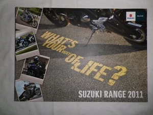 SUZUKI Range Brochure 2011 B king Hayabusa GSXR Bandit etc - Picture 1 of 6