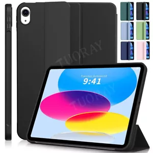 Smart Tablet Case Stand Cover For iPad 11 10 9 8 7 5 6th Gen Air 6th 11" M2 2024 - Picture 1 of 73
