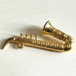 Kinder Trompete Spielzeug Kinder Saxophon Instrument 1: 12 Miniatur Saxophon - Bild 1 von 11