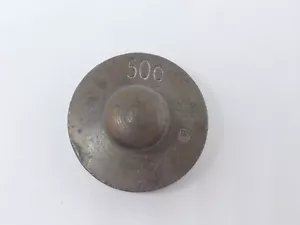 old 50 gram weight brass scales grocer aunt emma brass weight hallmarked - Picture 1 of 9