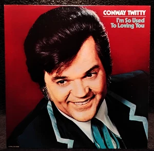 CONWAY TWITTY  "I'M SO USED TO LOVING YOU"  (RARE NM VINYL & COVER/ 1ST RL-1973) - Picture 1 of 12