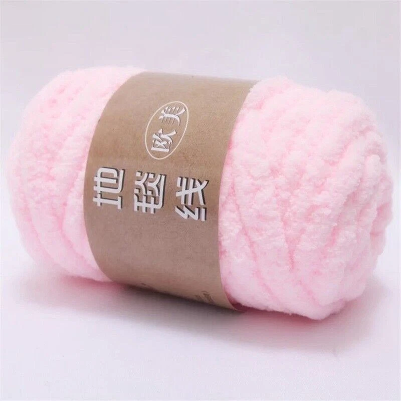 25Colours 250g Super Soft Knitting Chenille Yarn Chunky Baby Wool DIY Blanket - Image 1 of 4