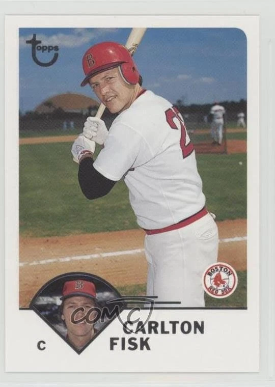 2003 Topps Retired Signature Edition Carlton Fisk #37 HOF - Image 1 of 2