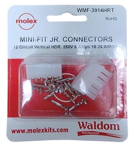 Mini-Fit Jr. 12PIN 2X6PCB Montageset - Bild 1 von 1