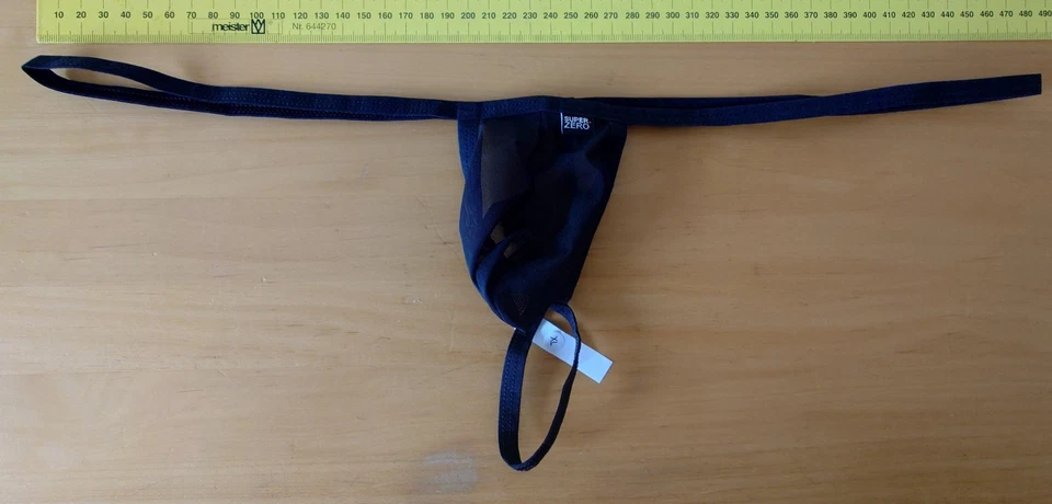 Super Thong 3D men String Tanga mosquito schwarz Gr.XL Neuware mit Etikett - Bild 1 von 3