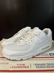 Nike Air Max 90 ‘Triple White’ CN8490 100 Size 14 - Picture 1 of 8