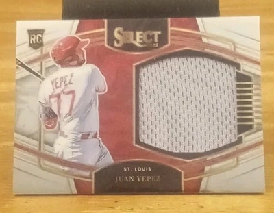 2022 Select Horizontal Rookie Jumbo Swatch Juan Yepez St. Louis Cardinals  - Image 1 of 3