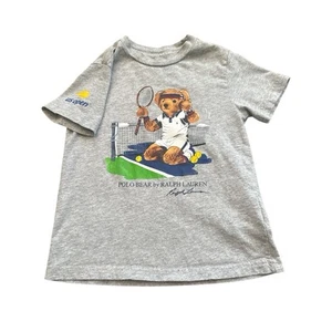 Polo Ralph Lauren US OPEN Tennis Bear Tee T shirt Kids 3/3T 2022 Edition - Picture 1 of 6
