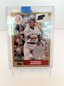 2022 Topps Serie 1 Hideki Matsui #87R-HM 35° anniversario reliquia - Foto 1 di 2