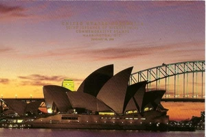 #2370 Ersttagszeremonie Programm 22c 200 Jahre Australien Briefmarke - Bild 1 von 2