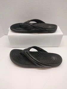 Kenkoh Herren Massage Sandalen schwarz Größe 11 US Reflexzonenmassage - Bild 1 von 8