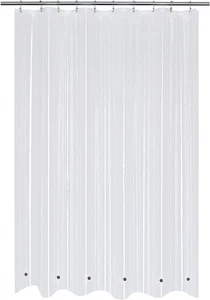 Mrs Awesome 60x72 Fodera per Tenda da Doccia con 6 60W x 72L (Confezione da 1), Trasparente  - Foto 1 di 6