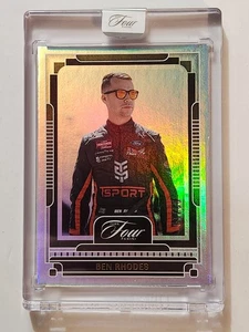 2025 Panini Turn Four NASCAR Racing Base Set #24 Ben Rhodes Gold #02/10 - Bild 1 von 2