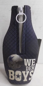 Dallas Cowboys Koozie Flasche Reißverschluss NFL Coolie Football Bier "We Dem Boys" -NEU - Bild 1 von 3