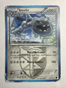 Plasma Freeze - HP - Freeze Steelix 79/116 Pokemon English (US Seller) - Picture 1 of 2