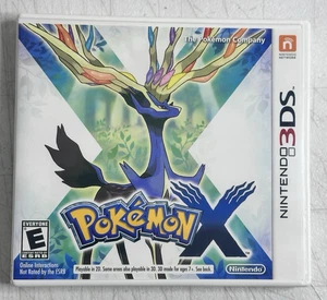 Pokemon X Nintendo 3DS CIB Completo con Arte Reversible Probado Funciona Limpio - Imagen 1 de 6