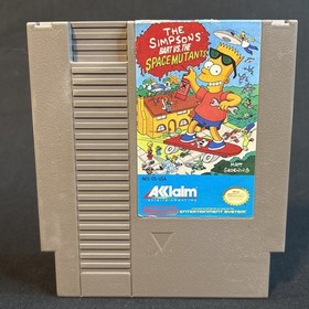 I Simpson: Bart vs. The Space Mutants (Nintendo NES, 1991) TESTATO solo gioco 